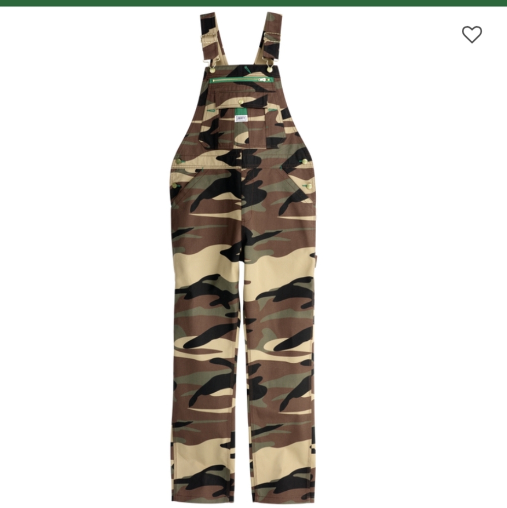 Liberty Women's Camo Bib Overall worn 1x - Picture 5 of 5